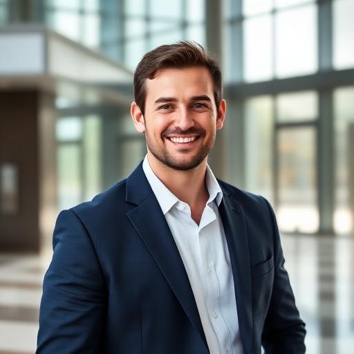 Modern office headshot